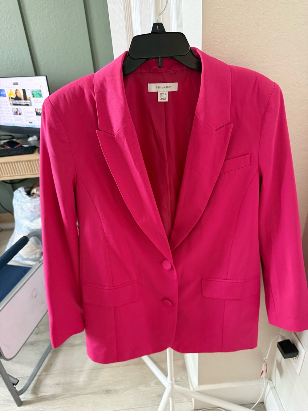 Primark Bright Pink Women's Blazer Jacket